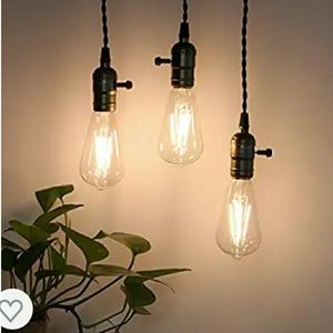 Vintage Pendant  Light Kit-Bulbs NOT included
